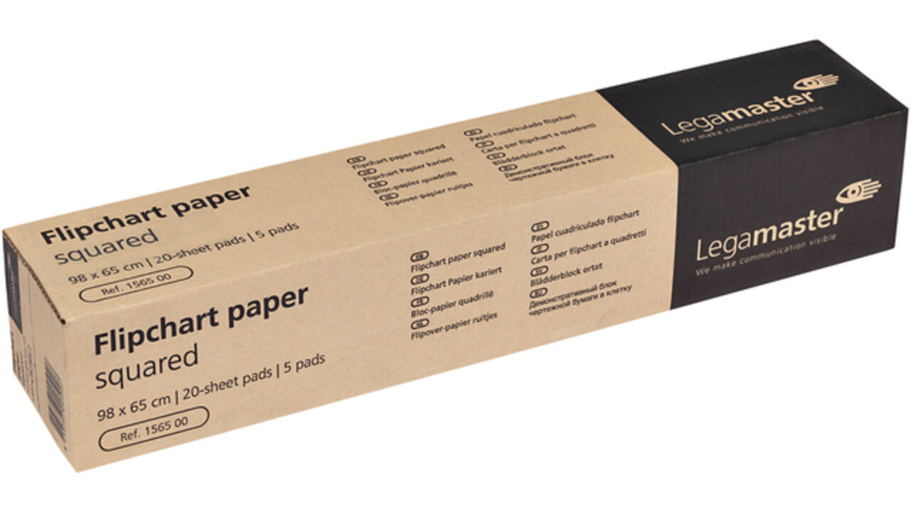 Flipoverpapier Legamaster ruit 20vel 5stuks