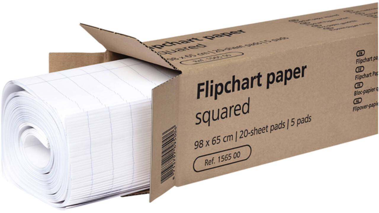 Flipoverpapier Legamaster ruit 20vel 5stuks