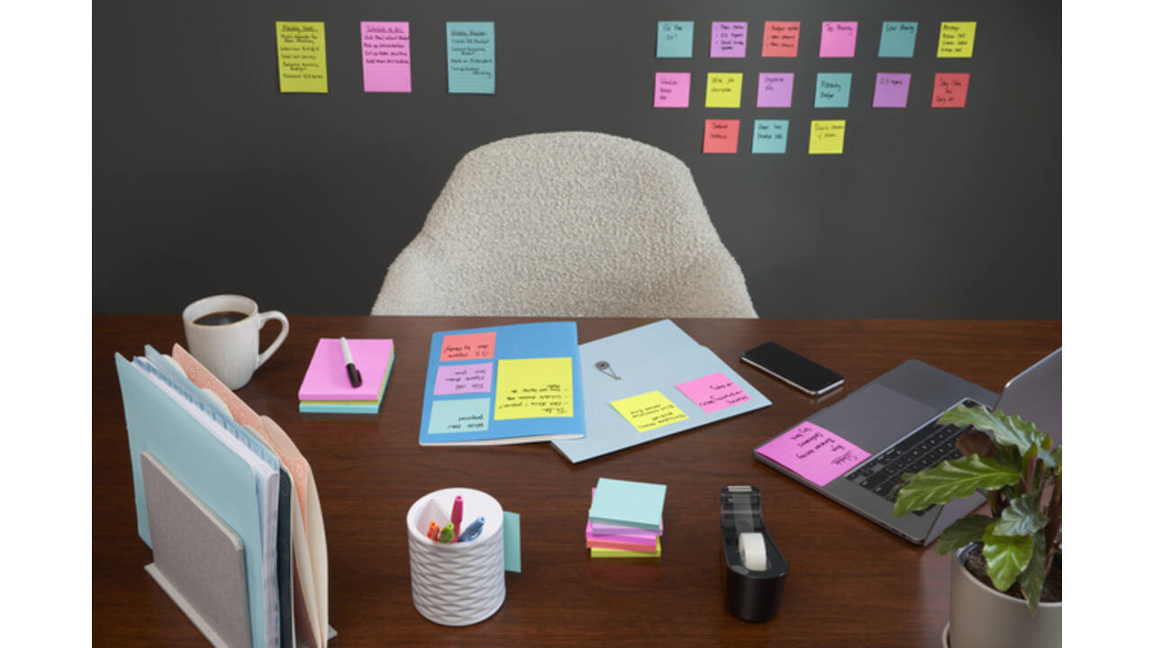Memoblok Post-it 622 Super Sticky 47,6x47,6mm Cosmic 12 stuks
