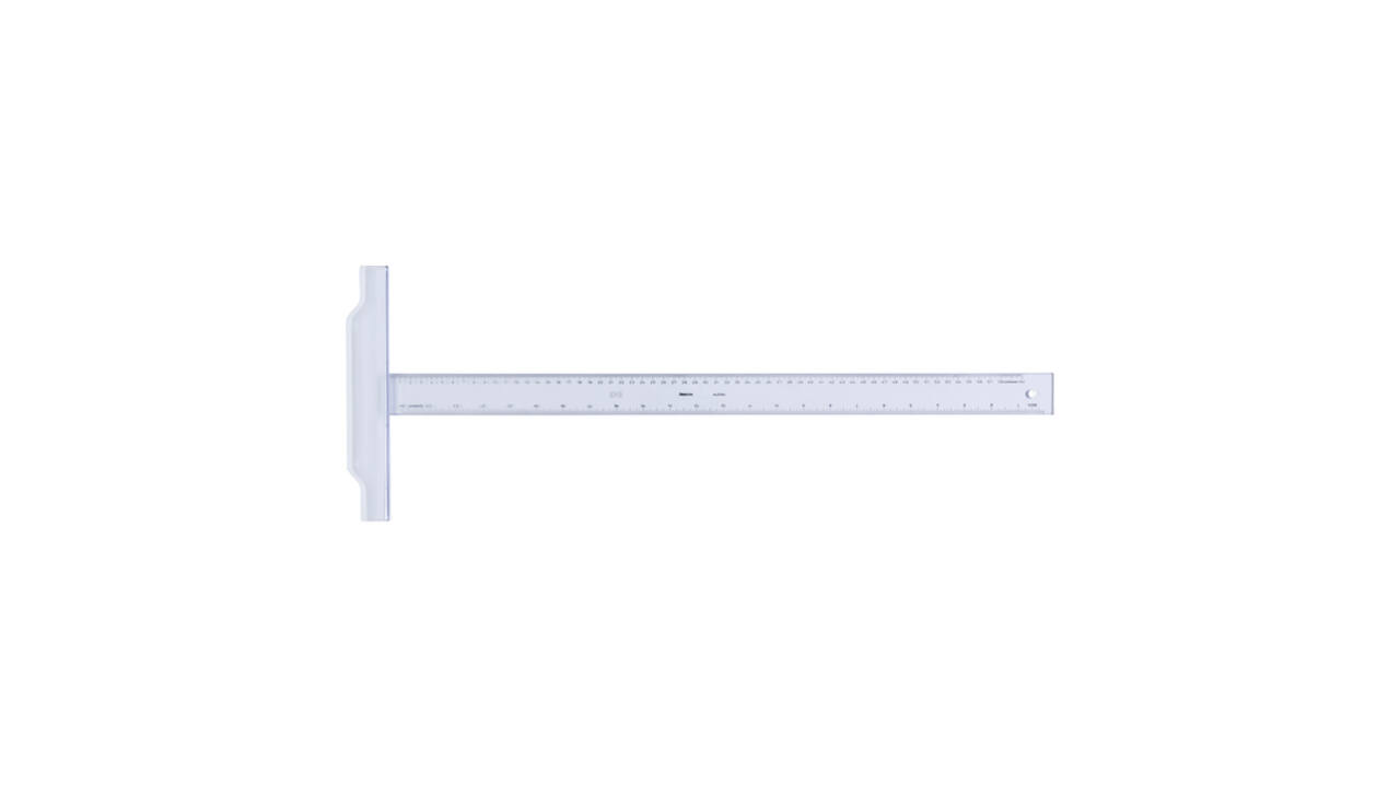 Tekenhaak Aristo GeoCollege 60cm transparant