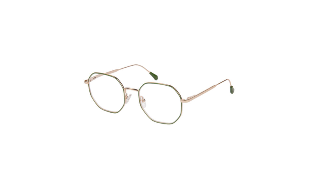 Leesbril I Need You +1.00 dpt Yoko groen-goud
