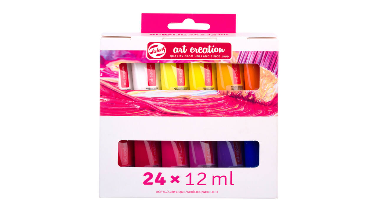 Acrylverf Talens Art Creation assorti 24 tubes à 12ml