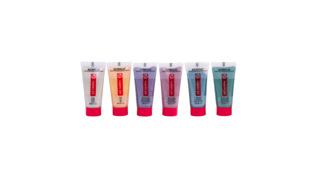 Acrylverf Talens Art Creation metallic assorti 6 tubes à 12ml