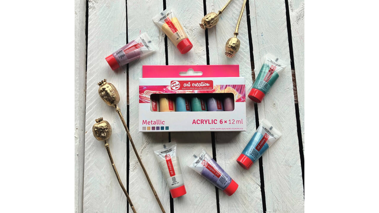 Acrylverf Talens Art Creation metallic assorti 6 tubes à 12ml