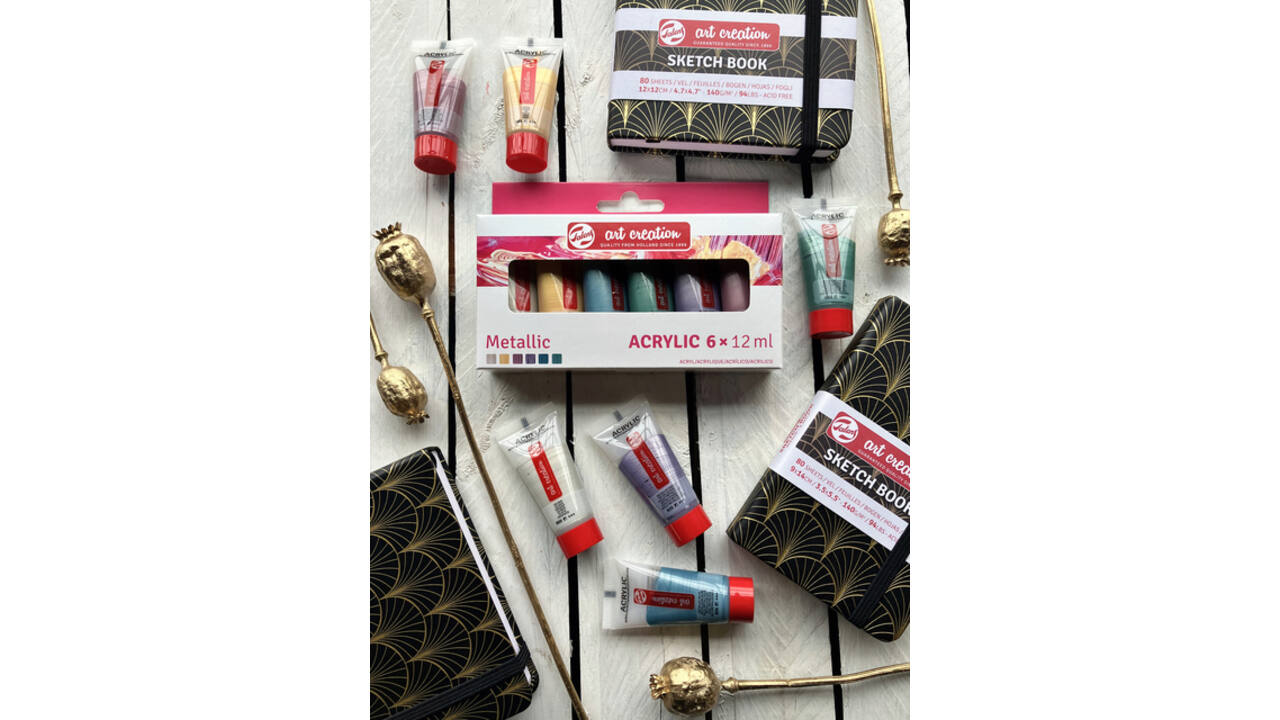 Acrylverf Talens Art Creation metallic assorti 6 tubes à 12ml