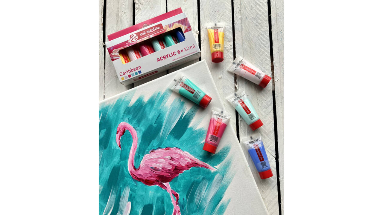 Acrylverf Talens Art Creation Caribbean assorti 6 tubes à 12ml