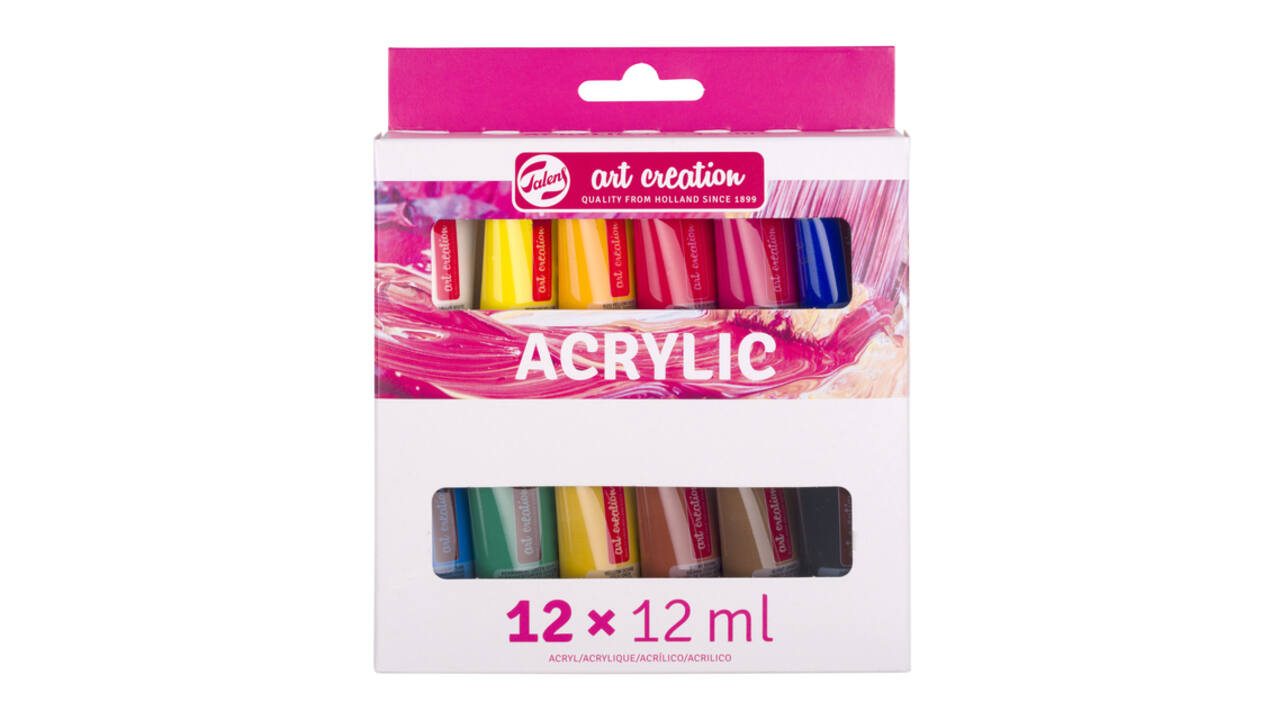 Acrylverf Talens Art Creation assorti 12 tubes à 12ml