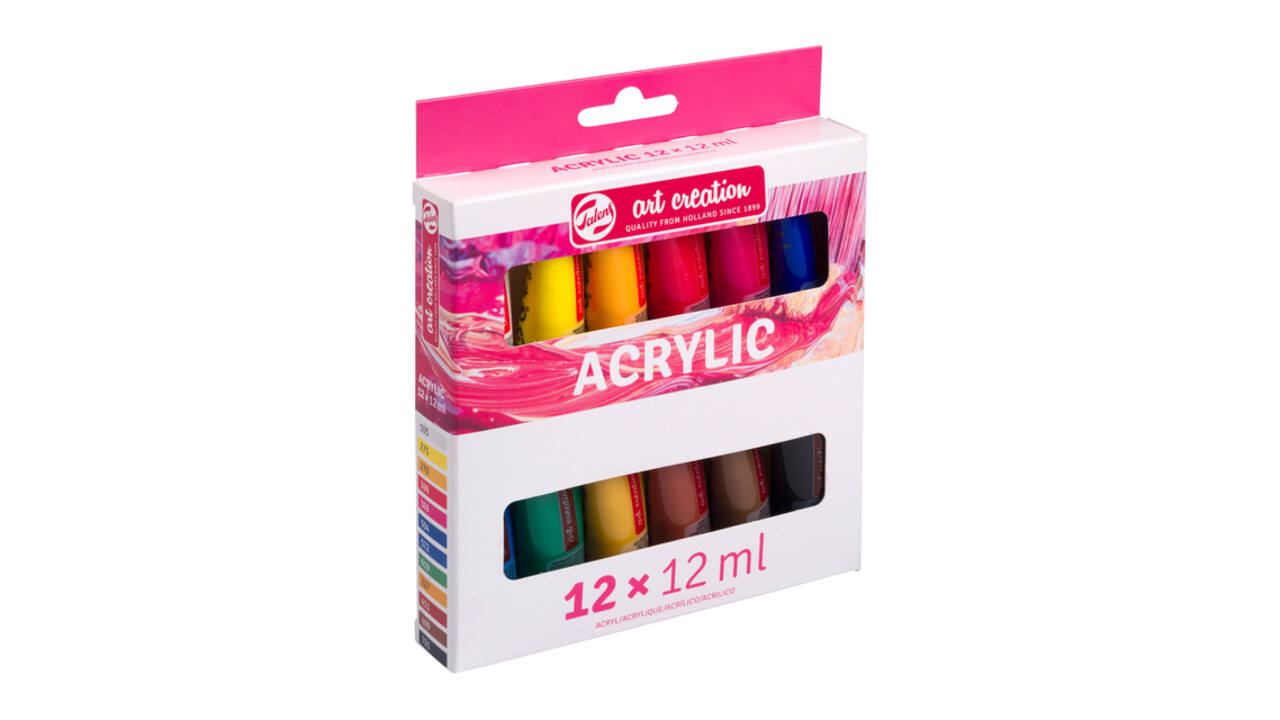 Acrylverf Talens Art Creation assorti 12 tubes à 12ml