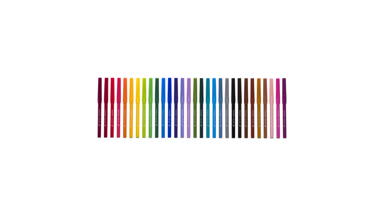Viltstift Bruynzeel Kids assorti 30 stuks