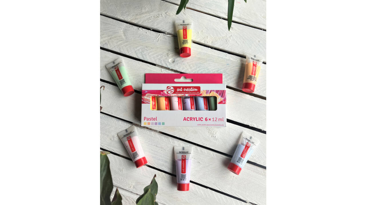 Acrylverf Talens Art Creation pastel assorti 6 tubes à 12ml