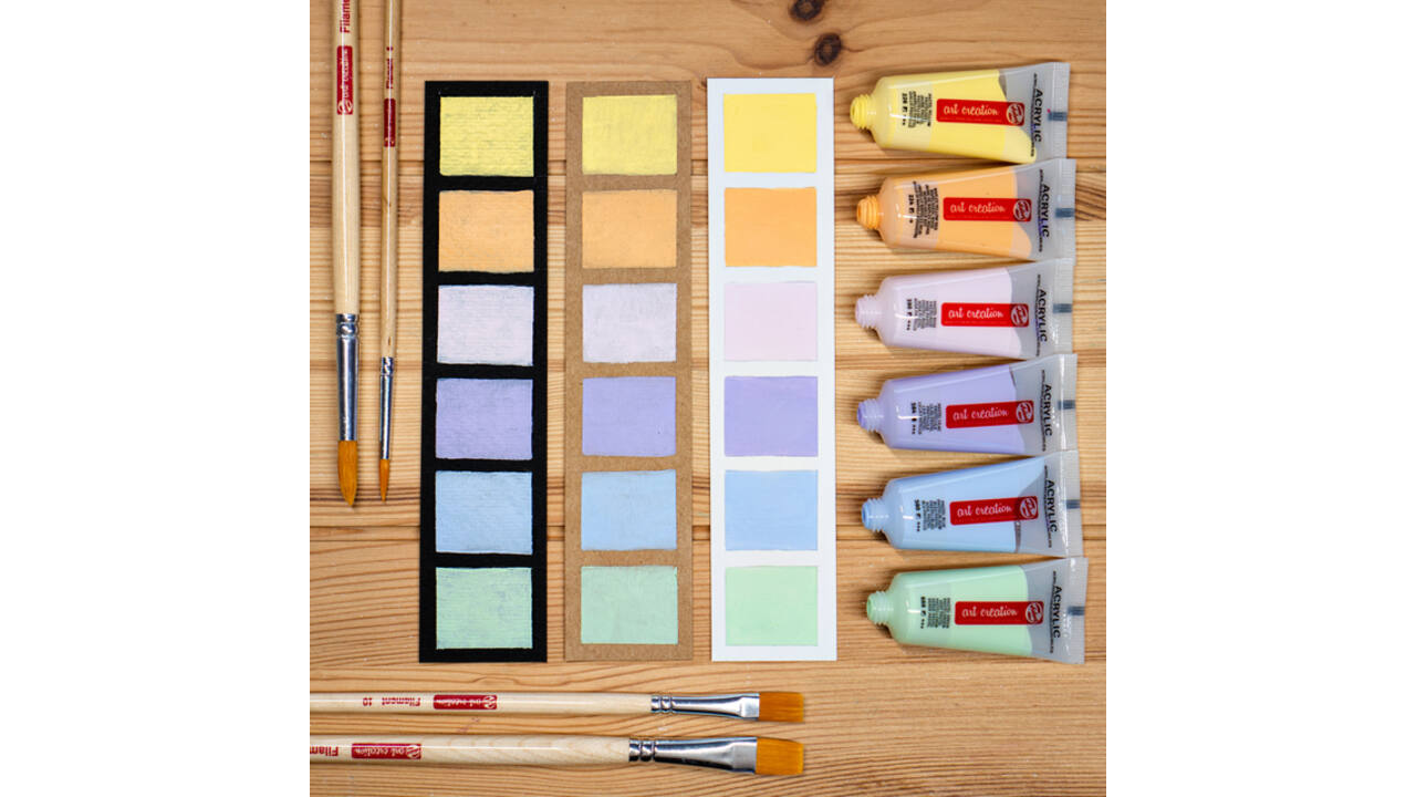 Acrylverf Talens Art Creation pastel assorti 6 tubes à 12ml