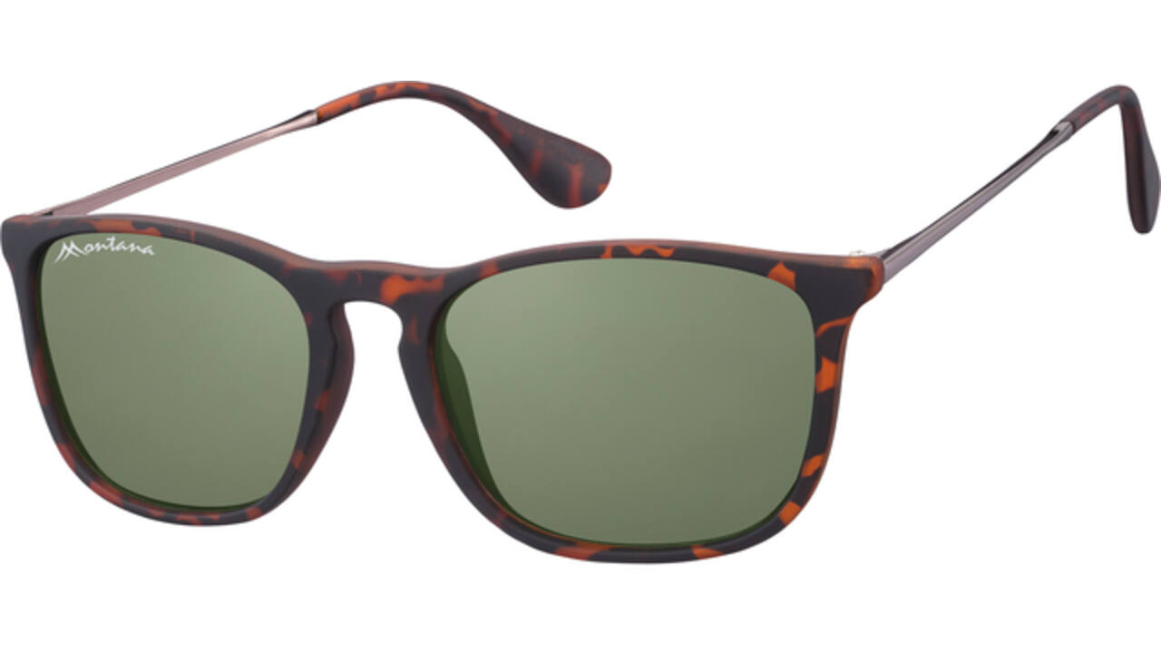 Zonnebril Montana met groen G15 glas turtle