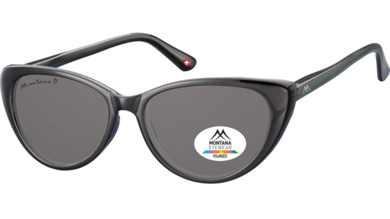 Zonnebril Montana met smoke glas zwart