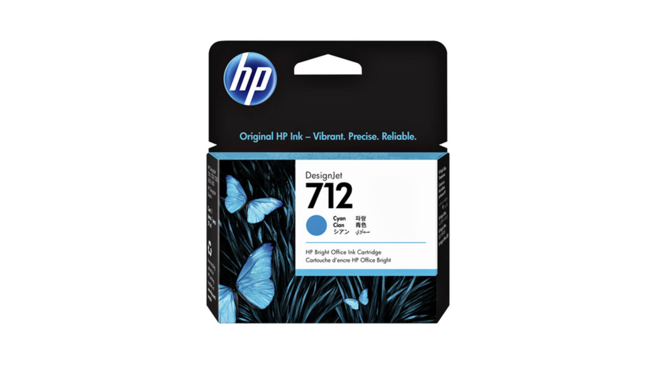 Inktcartridge HP 712 3ED67A blauw