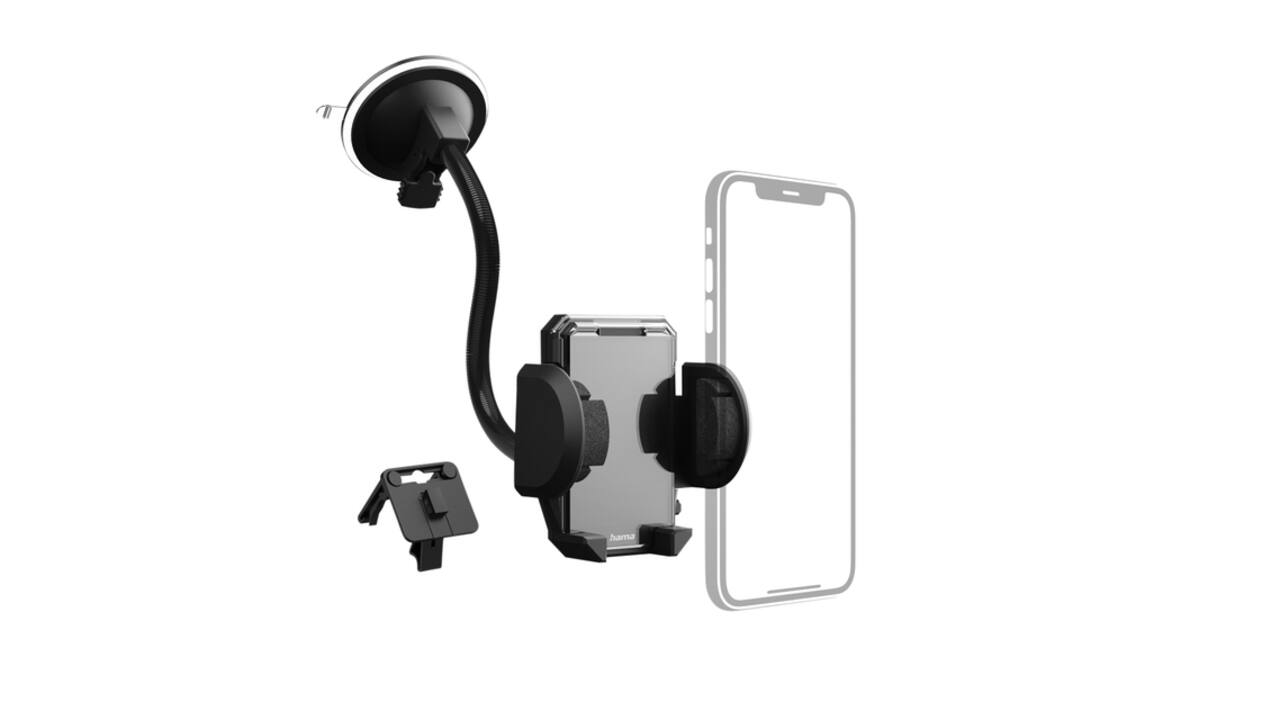 Smartphonehouder Hama 2-in-1 voor de auto