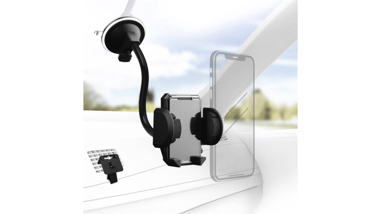 Smartphonehouder Hama 2-in-1 voor de auto