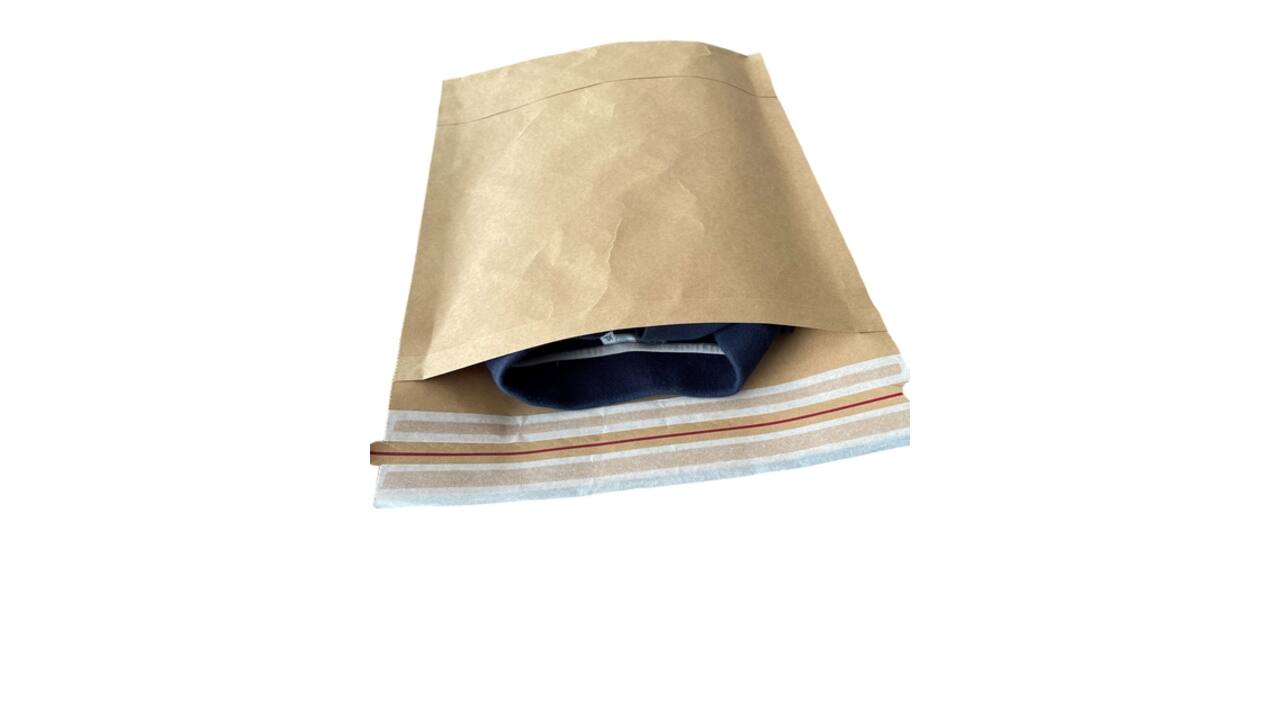 Sendbag verzendverpakking IEZZY 38/42 x 44 + 9,5cm bruin 200 stuks