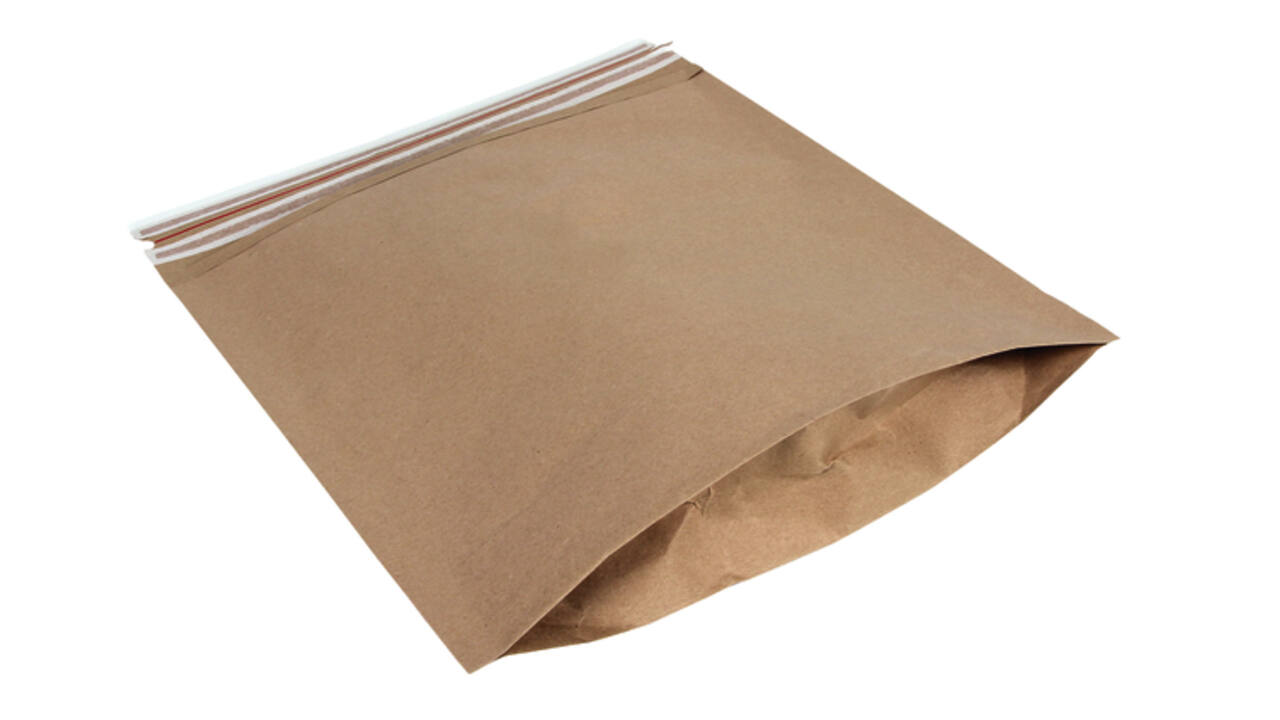 Sendbag verzendverpakking IEZZY 38/42 x 44 + 9,5cm bruin 200 stuks