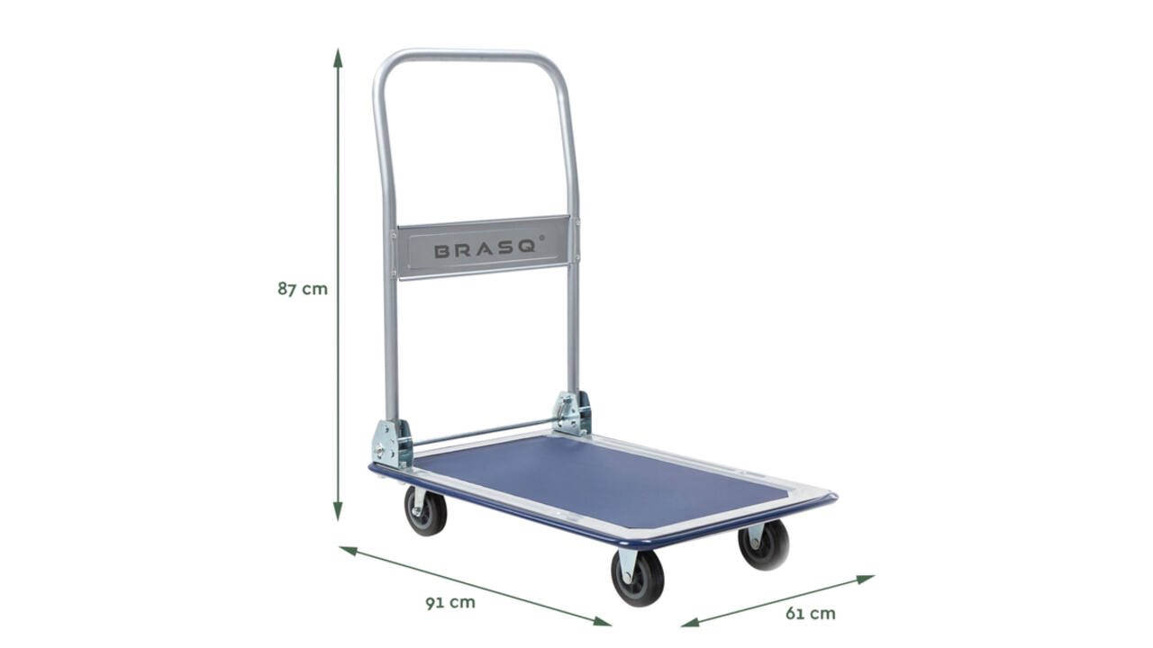 Transportkar BRASQ inklapbaar 300kg