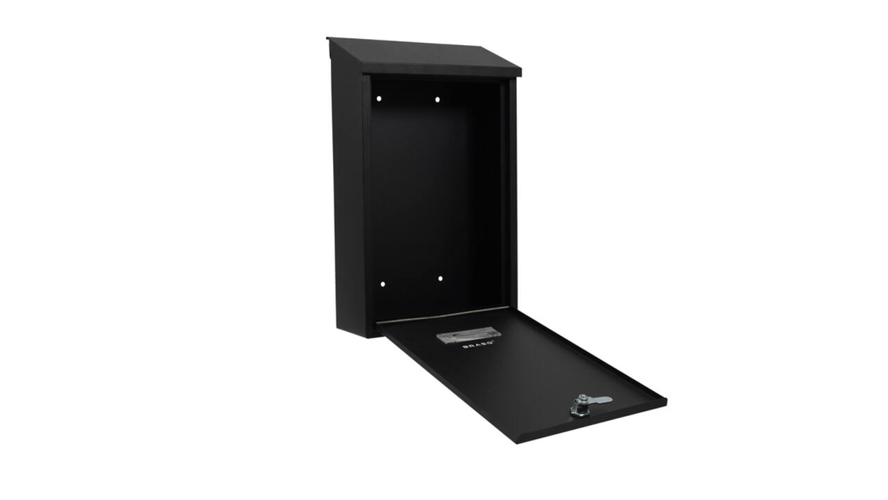 Brievenbus BRASQ PB100 Basic wand zwart