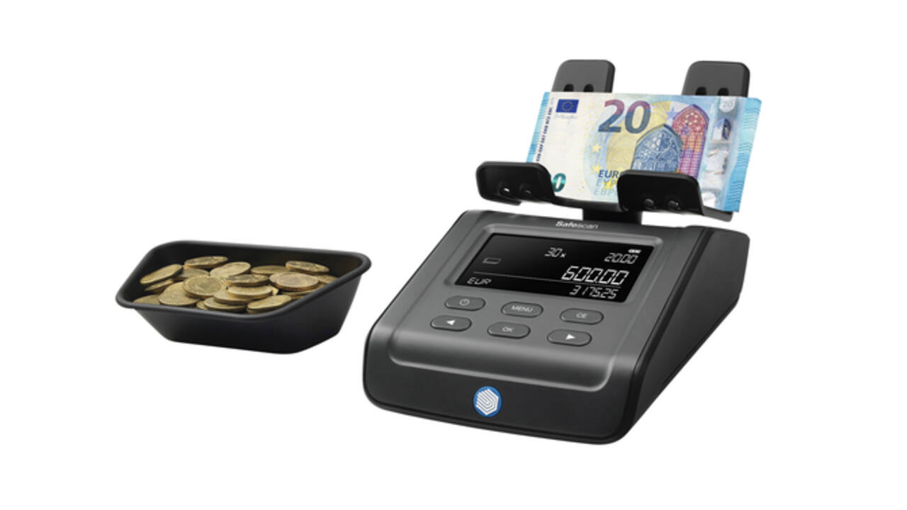 Geldtelweegschaal Safescan 6165 zwart