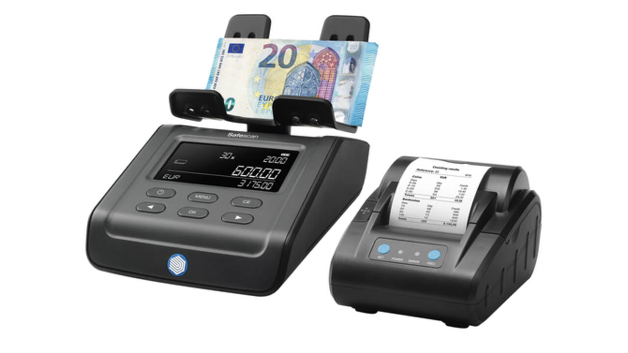 Geldtelweegschaal Safescan 6165 zwart