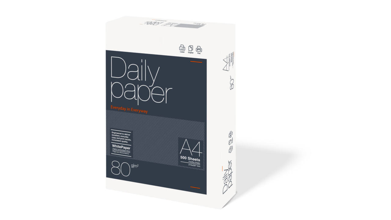 Kopieerpapier Daily Paper A4 80gr wit 500 vel