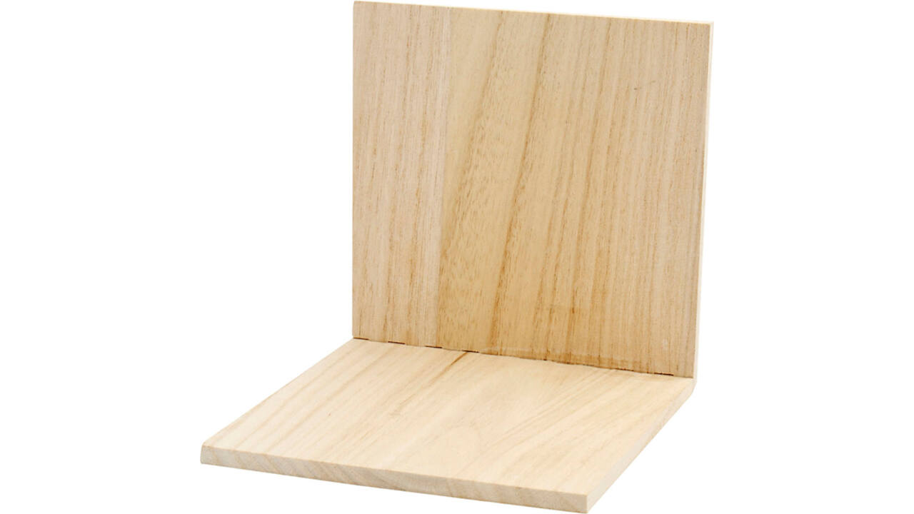 Boekensteun Creativ Company hout 15x15x15cm