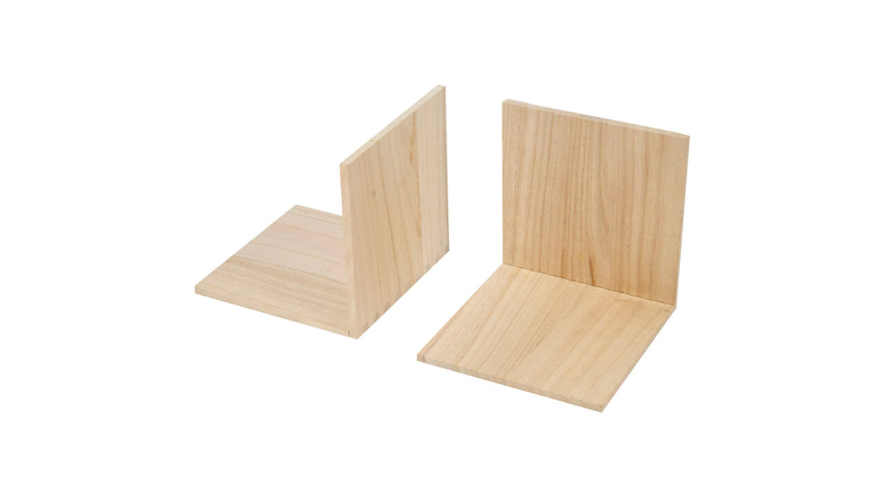 Boekensteun Creativ Company hout 15x15x15cm