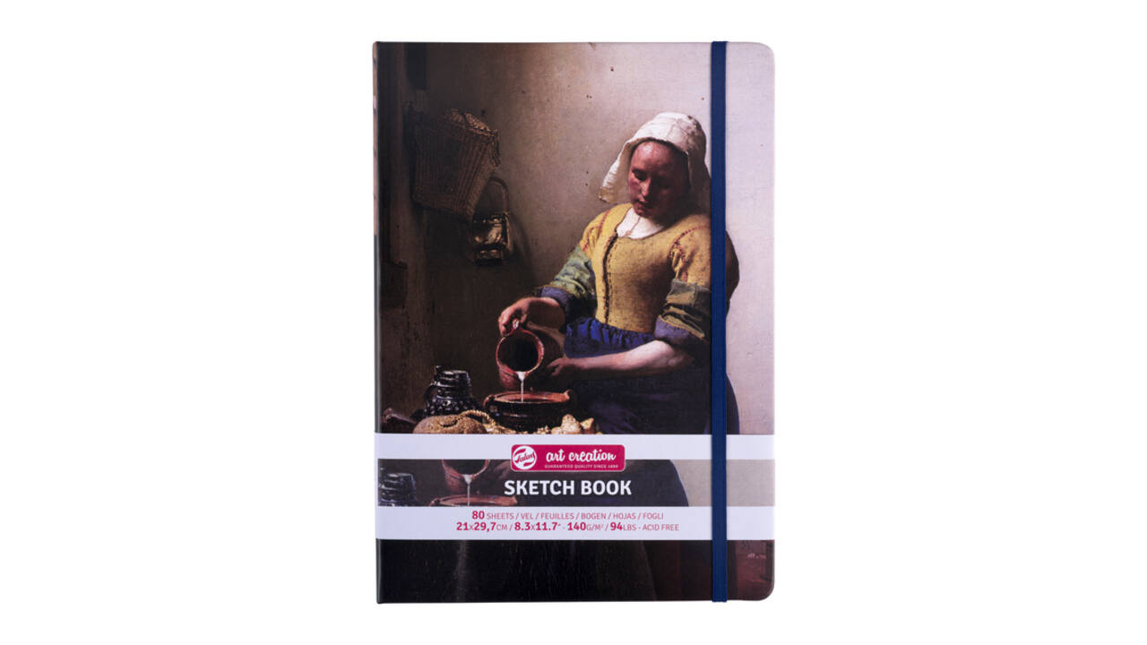 Schetsboek Talens Art Creation 80 vel 140gr 210x297mm Het melkmeisje