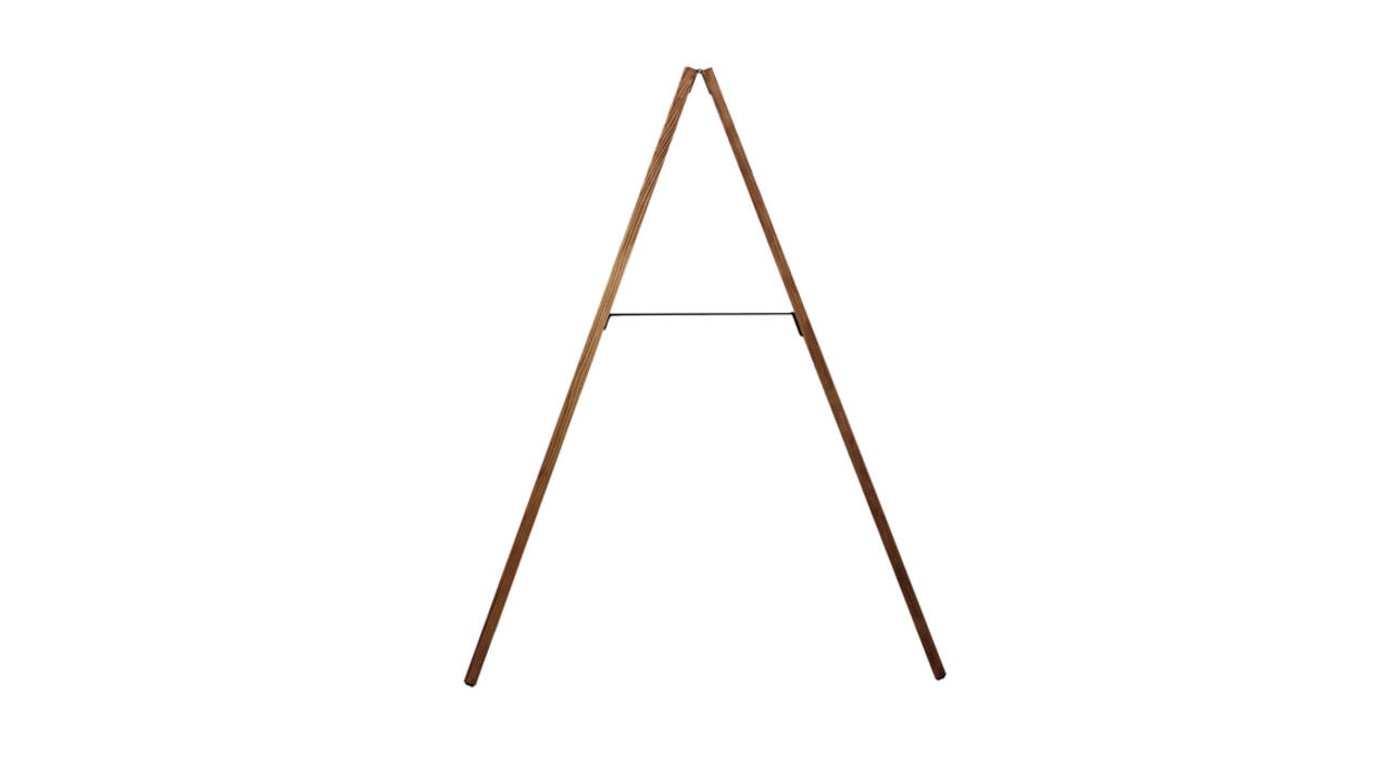 Krijt stoepbord Europel 660x1280mm DELUX natuur