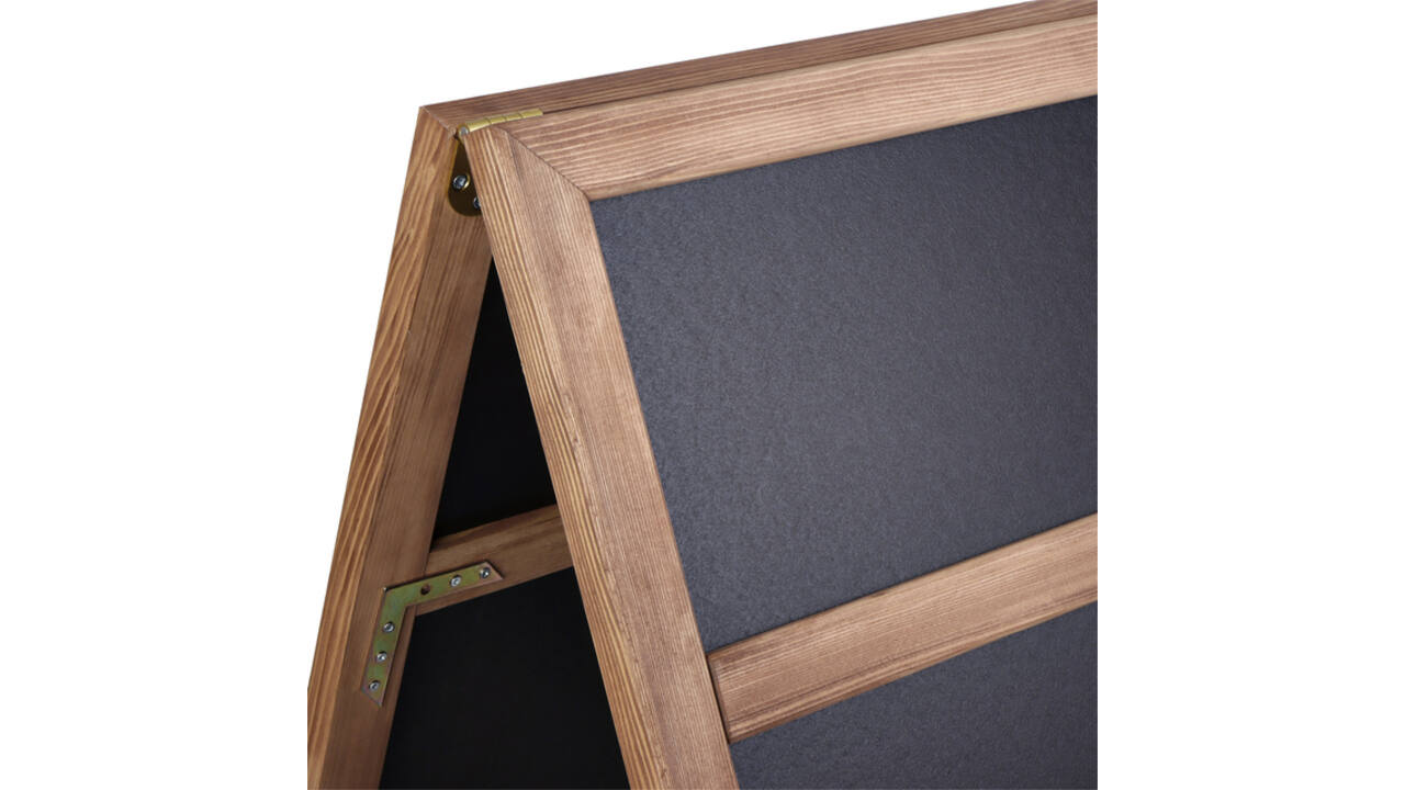 Krijt stoepbord Europel 660x1280mm DELUX natuur