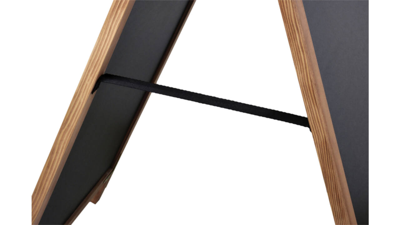 Krijt stoepbord Europel 660x1280mm DELUX natuur
