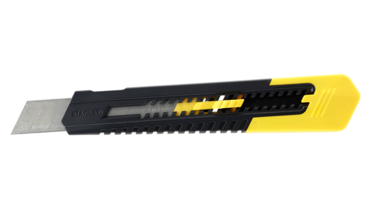 Afbreekmes Stanley SM 18mm antichoc blister à 1 stuk