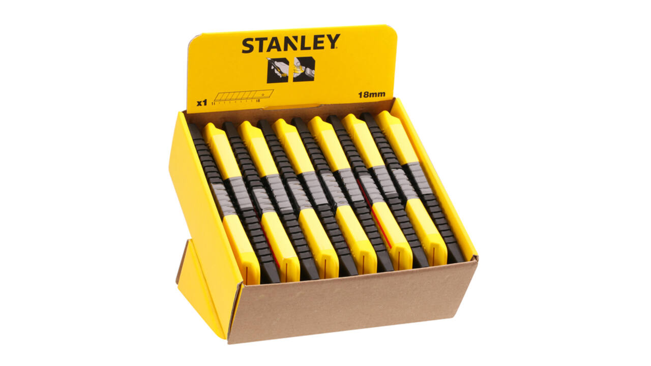 Afbreekmes Stanley SM 18mm antichoc