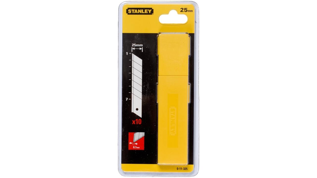 Afbreekmesjes Stanley 25mm 10 stuks