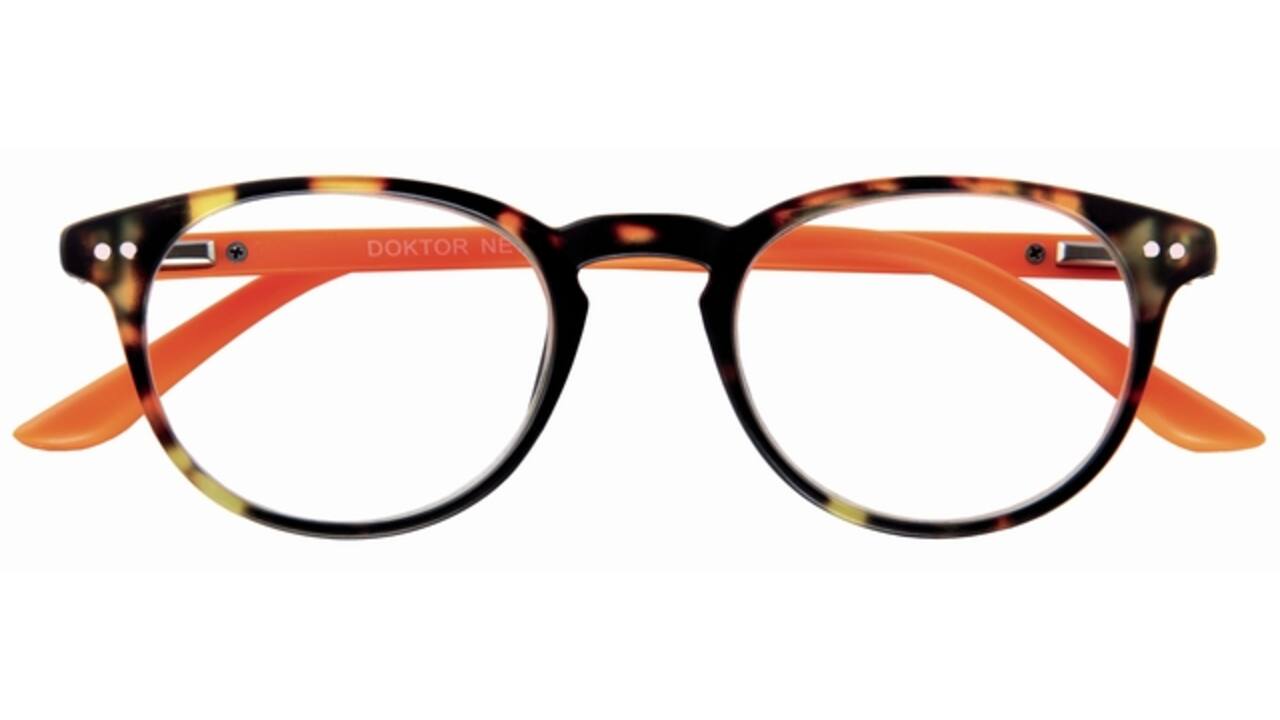 Leesbril I Need You +2.00 dpt Dokter New bruin-oranje