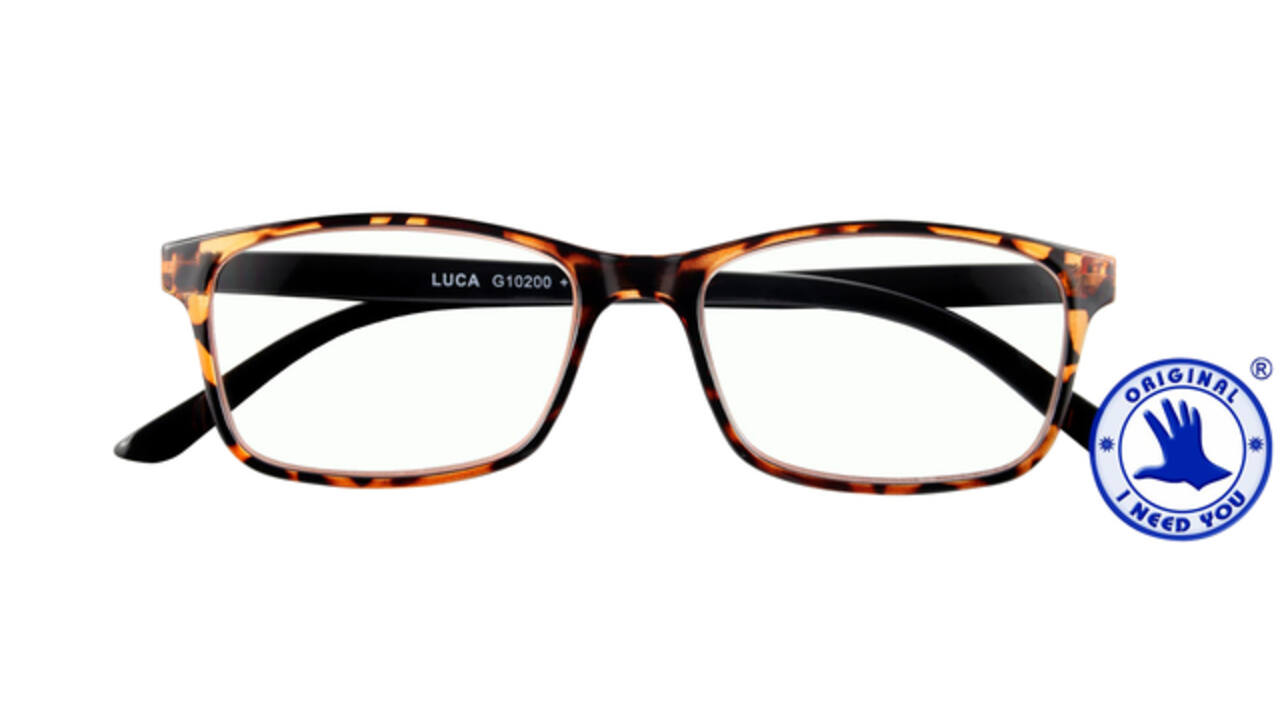 Leesbril I Need You +1.00 dpt Luca bruin