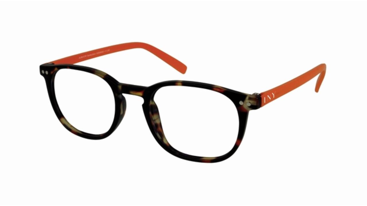 Leesbril I Need You +2.50 dpt Junior Selection bruin-oranje