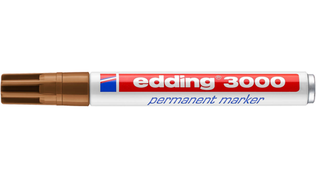 Viltstift edding 3000 rond 1.5-3mm okergeel