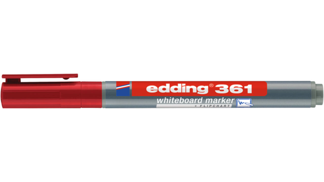 Whiteboardmarker edding 361 rond 1mm rood