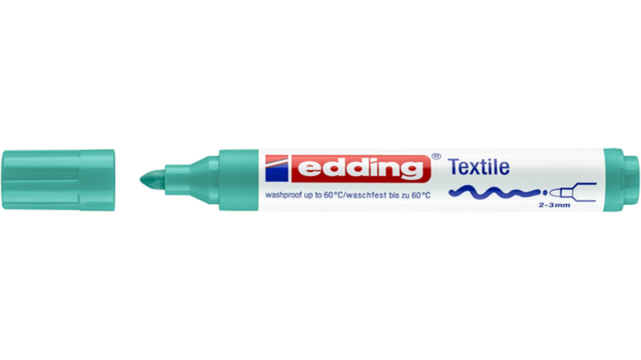 Textielmarker edding 4500 rond 2-3mm vaalgroen