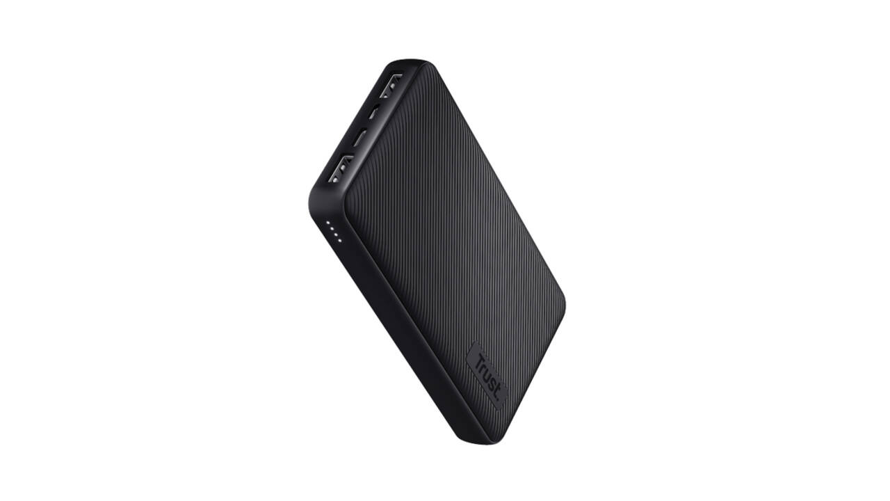 Powerbank Trust Primo 15.000 mAh eco zwart