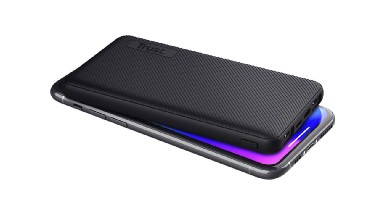 Powerbank Trust Primo 10.000 mAh eco zwart