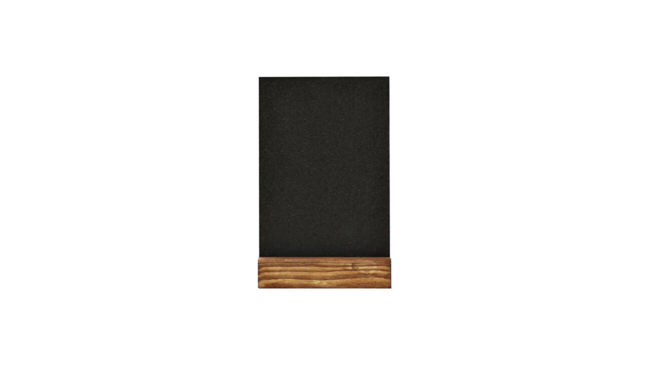 Krijtbord Europel tafelmodel A6 staand natural