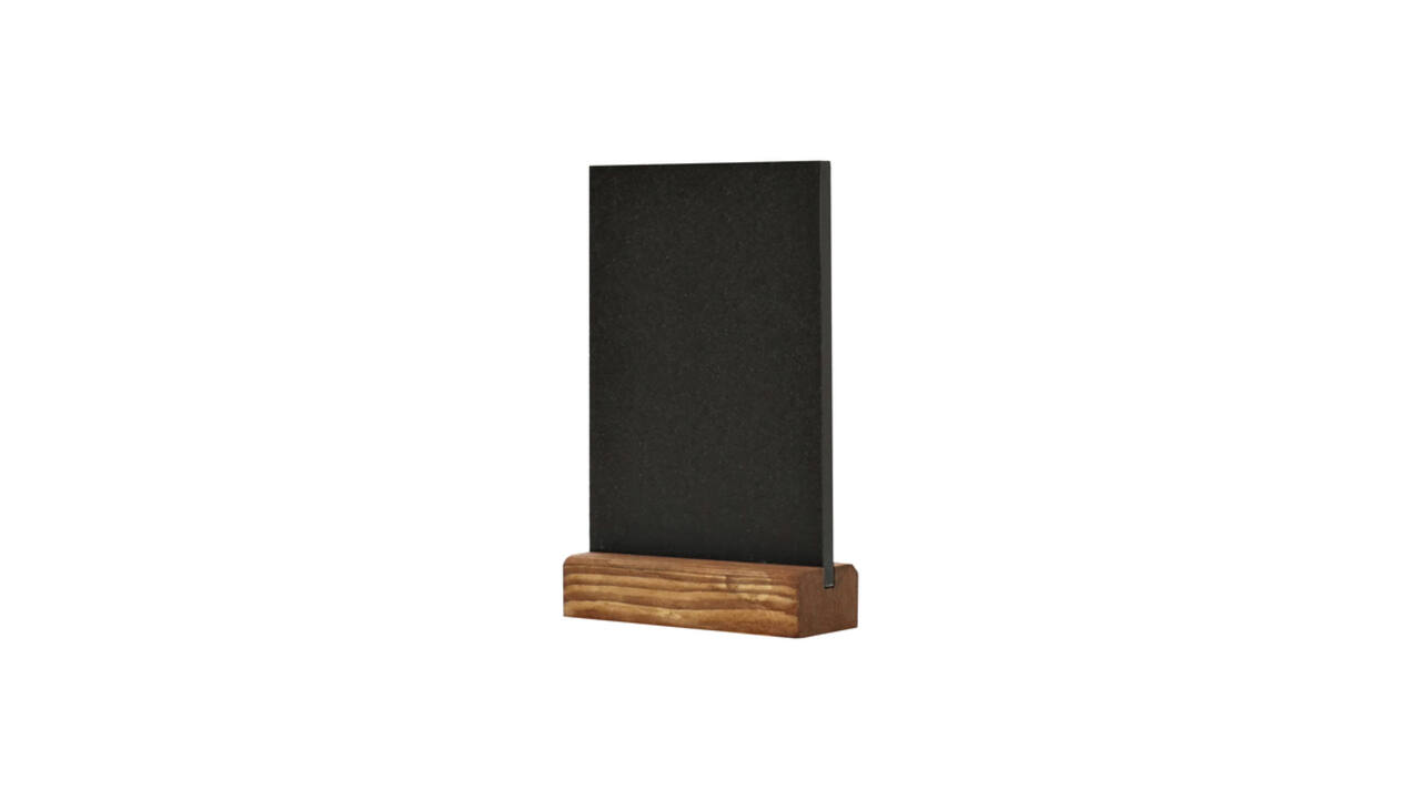 Krijtbord Europel tafelmodel A6 staand natural