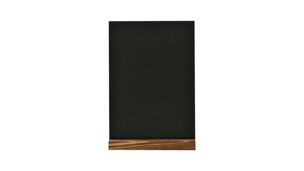 Krijtbord Europel tafelmodel A4 staand natural