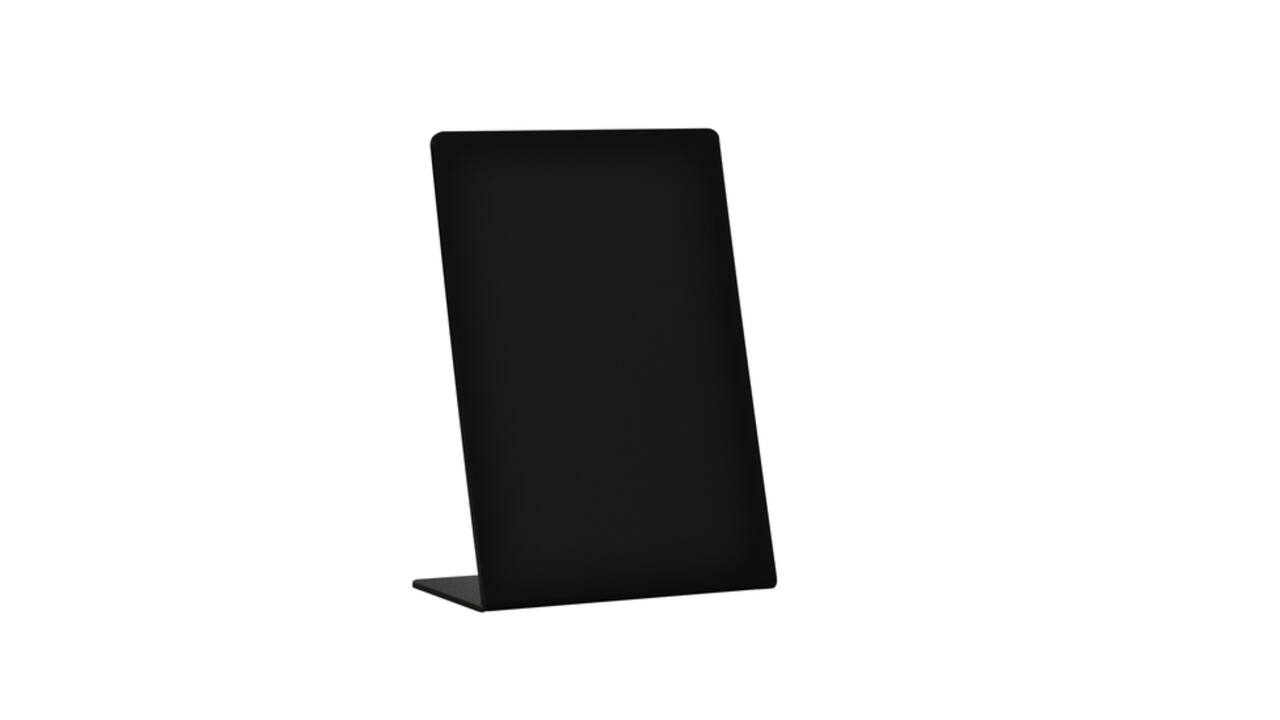 Krijtbord Europel L-standaard A6