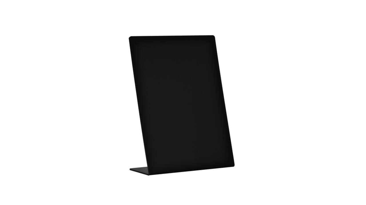 Krijtbord Europel L-standaard A5