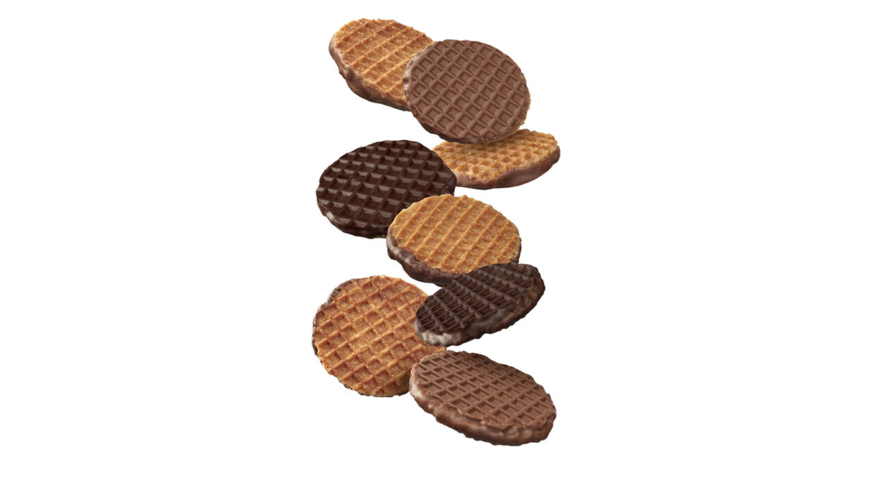 Koekjes Elite Special Dutch chocolate stroopwafelmix 120 stuks